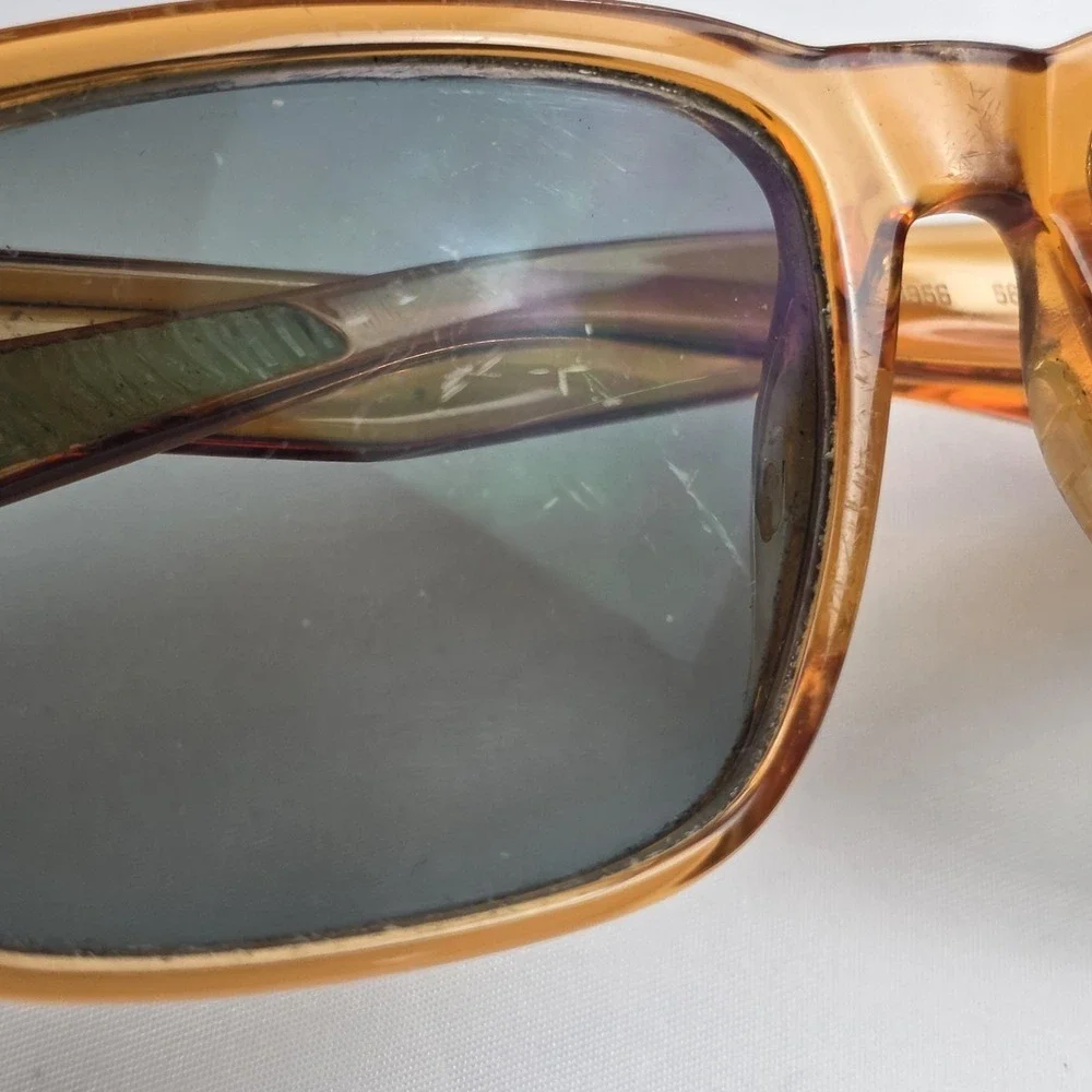 Roka Barton Sunglasses Mens 56-18-134 Brown Gray Tinted Square E7547-0956
